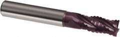 Guhring - 14mm, 26mm LOC, 14mm Shank Diam, 83mm OAL, 4 Flute, Solid Carbide Square End Mill - Single End, FIREX Finish, Spiral Flute, 30° Helix, Right Hand Cut, Right Hand Flute, Series 3887 - Apex Tool & Supply
