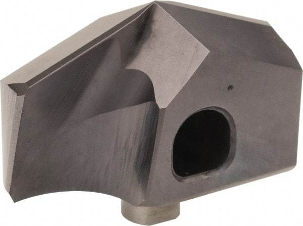 Guhring - Series 4112, 45/64" Diam Grade K/P 140° Replaceable Drill Tip - Carbide, Nano-FIREX Finish, 175 Seat Size - Apex Tool & Supply