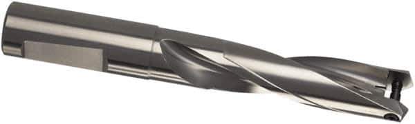 Guhring - 13.5 to 13.99mm Diam, 3xD, 42.9mm Max Depth, 14mm Shank Diam, 110mm Flute, 110mm OAL, Replaceable Tip Drill - HT 800 WP Insert, 130 Seat Size, 3xD HT 800 WP Toolholder, Series 4107 - Apex Tool & Supply