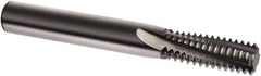 Guhring - M8x1.25 Metric, 0.252" Cutting Diam, 3 Flute, Solid Carbide Helical Flute Thread Mill - Internal Thread, 18.1mm LOC, 62mm OAL, 8mm Shank Diam - Apex Tool & Supply