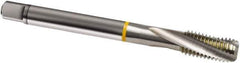 Guhring - M30x2.00 Metric Fine 4 Flute 6H Modified Bottoming Spiral Flute Tap - Cobalt, Bright Finish, 150mm OAL, Right Hand Flute, Right Hand Thread, D7/D8, Series 833 - Apex Tool & Supply