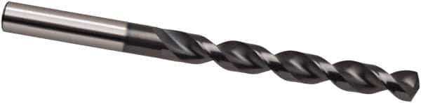Guhring - 4.1mm 130° Cobalt Jobber Drill - TiCN Finish, Right Hand Cut, Parabolic Flute, 75mm OAL, Cone Relief Point - Apex Tool & Supply