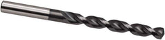 Guhring - 4.1mm 130° Cobalt Jobber Drill - TiCN Finish, Right Hand Cut, Parabolic Flute, 75mm OAL, Cone Relief Point - Apex Tool & Supply