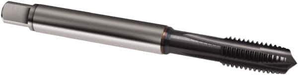 Guhring - M12x1.75 4 Flute 4HX Plug Spiral Flute Tap - Powdered Metal, TiCN Finish, Right Hand Flute, Right Hand Thread, D5, Series 1057 - Apex Tool & Supply