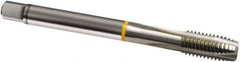 Guhring - 9/16-18 UNF, 3 Flute, Bright Finish, Cobalt Spiral Point Tap - Plug Chamfer, Right Hand Thread, 100mm OAL, 2B Class of Fit, Series 908 - Exact Industrial Supply