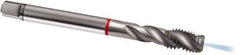 Guhring - M20x2.50 Metric 4 Flute 6H Modified Bottoming Spiral Flute Tap - Cobalt, Bright Finish, 160mm OAL, Right Hand Flute, Right Hand Thread, D6/D7, Series 1901 - Apex Tool & Supply