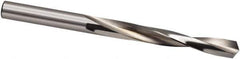 Guhring - 2.65mm 118° High Speed Steel Jobber Drill - Bright Finish, Right Hand Cut, Spiral Flute, 57mm OAL, Cone Relief Point - Apex Tool & Supply