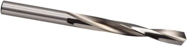 Guhring - Letter H 118° High Speed Steel Jobber Drill - Bright Finish, Right Hand Cut, Spiral Flute, 109mm OAL, Cone Relief Point - Apex Tool & Supply