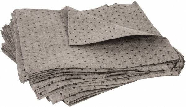 PRO-SAFE - 41 Gal Capacity per Package, Universal Pad - 30" Long x 30" Wide, Gray, Polypropylene - Apex Tool & Supply