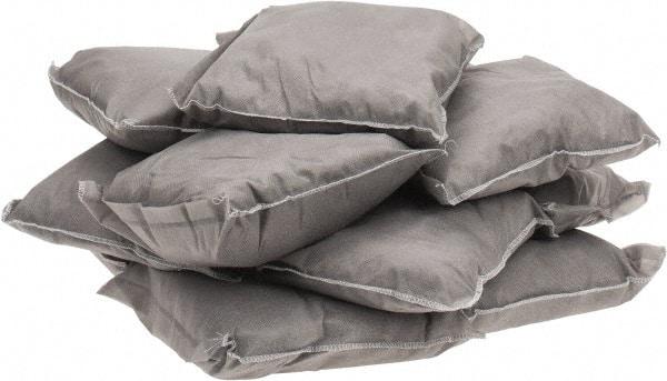 PRO-SAFE - 9 Inch Long x 9 Inch Wide x 2 Inch High, Gray Sorbent Pillow - 15 Gallon Capacity, Universal - Apex Tool & Supply