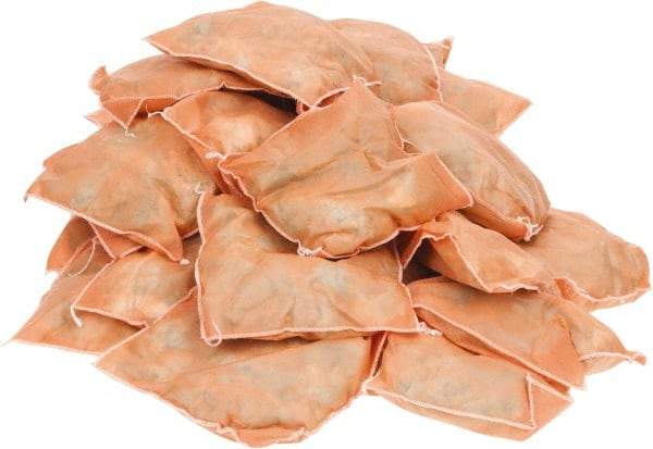 PRO-SAFE - 9 Inch Long x 9 Inch Wide x 2 Inch High, Orange Sorbent Pillow - 15 Gallon Capacity, Chemical and Hazmat - Apex Tool & Supply