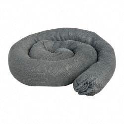 PRO-SAFE - 15 Gal, 4' Long, 3" Diam, Polypropylene Sock - Universal, Gray - Apex Tool & Supply