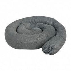 PRO-SAFE - 15 Gal, 4' Long, 3" Diam, Polypropylene Sock - Universal, Gray - Apex Tool & Supply