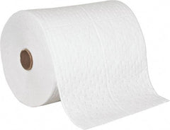 PRO-SAFE - 28 Gal Capacity per Package, Oil Only Roll - 150' Long x 18" Wide, White, Polypropylene - Apex Tool & Supply