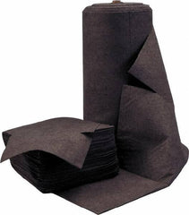 PRO-SAFE - 60 Gal Capacity per Package, Universal Roll - 150' Long x 30" Wide, Gray, Polypropylene - Apex Tool & Supply
