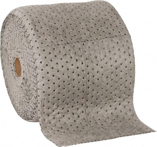 PRO-SAFE - 24 Gal Capacity per Package, Universal Roll - 150' Long x 15" Wide, Gray, Polypropylene - Apex Tool & Supply
