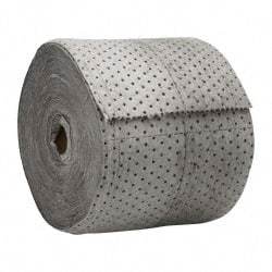 PRO-SAFE - Heavy Weight, Universal Use Sorbent Roll - 150' Long x 15" Wide, Gray - Apex Tool & Supply