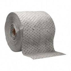 PRO-SAFE - 25 Gal Capacity per Package, Universal Roll - 150' Long x 15" Wide, Gray, Polypropylene - Apex Tool & Supply