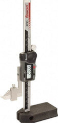 Starrett - Electronic Height Gage - 0.0005" Resolution, Accurate to 0.001", LCD Display - Apex Tool & Supply