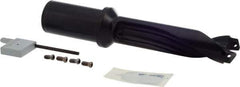 Allied Machine and Engineering - 26 to 28.57mm Diam, 3xD, 3-27/64" Max Depth, 1-1/4" Shank Diam, 7-11/32" OAL, Replaceable Tip Drill - Series 26 - Apex Tool & Supply