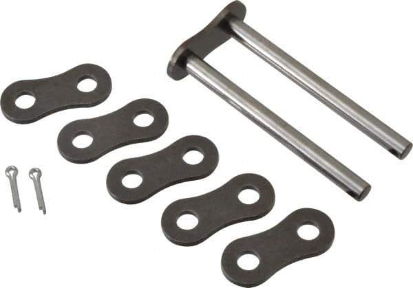 Browning - 1" Pitch, ANSI 80-3, Triple Strand Roller Chain Connecting Link - For Use with Triple Strand Chain - Apex Tool & Supply