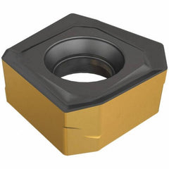 Iscar - S845 SNMU1305 Grade IC5100 Carbide Milling Insert - TiCN/Al2O3 Finish, 0.244" Thick, 13mm Inscribed Circle, 0.8mm Corner Radius - Apex Tool & Supply