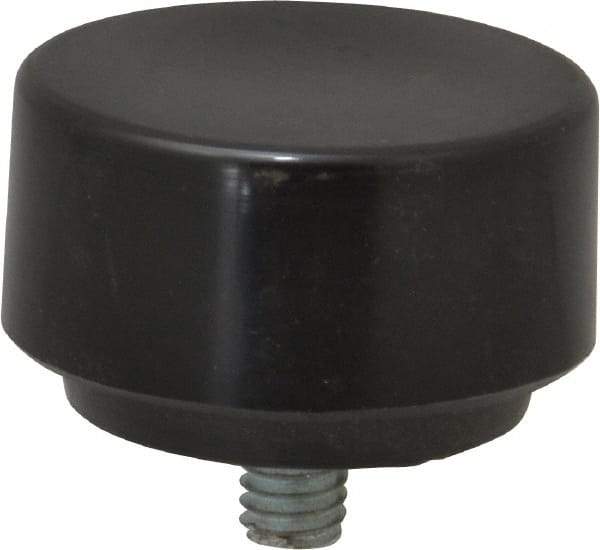 NUPLA - 1-3/4" Face Diam, Grade Hard, Black Soft Face Hammer Tip - 0.7 oz Head, Plastic - Apex Tool & Supply