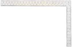 Starrett - 24" Blade Length x 2" Blade Width, 16" Base Length x 1-1/2" Base Width Steel Square - 2 Inch Wide Blade, 1-1/2 Inch Wide Base - Apex Tool & Supply