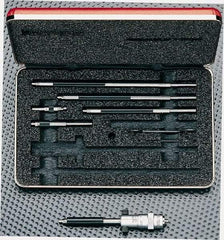 Starrett - 50 to 200mm, Mechanical Inside Micrometer Set - 0.01mm Graduation, Friction Thimble - Apex Tool & Supply