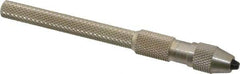 Starrett - 4-1/16" Long, 0.0620" Capacity, Pin Vise - 4-1/16" Long, 0.03" Min Capacity - Apex Tool & Supply
