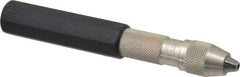 Starrett - 4-1/2" Long, 4.8mm Capacity, Double-End Spring-Action Pin Vise - 4-1/2" Long, 3/8" Body Diam 0.115" Min Capacity - Apex Tool & Supply