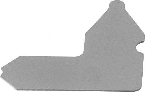 Starrett - 5/64 Inch Radius Gage - Satin Chrome Finish, Stainless Steel - Apex Tool & Supply