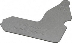 Starrett - 3/32 Inch Radius Gage - Satin Chrome Finish, Stainless Steel - Apex Tool & Supply