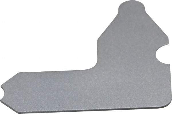 Starrett - 7/64 Inch Radius Gage - Satin Chrome Finish, Stainless Steel - Apex Tool & Supply