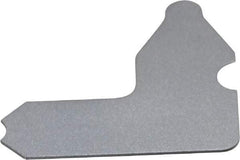 Starrett - 7/64 Inch Radius Gage - Satin Chrome Finish, Stainless Steel - Apex Tool & Supply