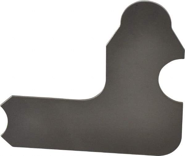 Starrett - 11/32 Inch Radius Gage - Satin Chrome Finish, Stainless Steel - Apex Tool & Supply