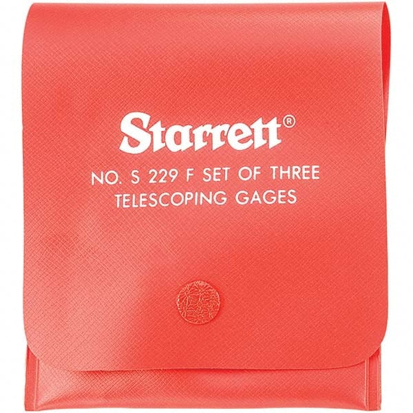 Starrett - Bore Gage Accessories Type: Case Minimum Measurement (Decimal Inch): 0.5000 - Apex Tool & Supply