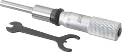 Starrett - 25mm, 5/8 Inch Plain Thimble, 0.2362 Inch Diameter x 1-1/4 Inch Long Spindle, Mechanical Micrometer Head - Apex Tool & Supply