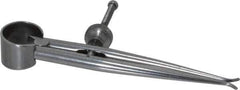 Starrett - 3 Inch Leg, Spring Joint, Ground Steel, Polished, Inside Caliper - 3 Inch Max Measurement, 75mm Max Measurement, Round Leg - Apex Tool & Supply