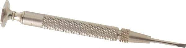 Starrett - 5/8" Blade Length Precision Slotted Screwdriver - 3-3/4" OAL - Apex Tool & Supply
