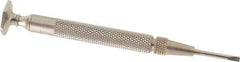 Starrett - 5/8" Blade Length Precision Slotted Screwdriver - 3-3/4" OAL - Apex Tool & Supply