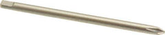 Starrett - #0 Phillips Point, 5/8" Blade Length Precision Blade Screwdriver - 3-3/4" OAL - Apex Tool & Supply