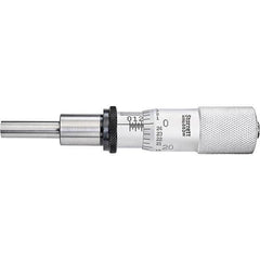 Starrett - 1 Inch, 13/16 Inch Plain Thimble, 0.3 Inch Diameter x 1-1/4 Inch Long Spindle, Mechanical Micrometer Head - Apex Tool & Supply