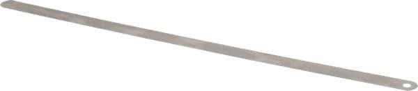 Starrett - 14 Piece, 0.03 to 0.5mm Parallel Feeler Gage Set - 300mm Long x 12-1/2mm Wide, Tempered Steel - Apex Tool & Supply