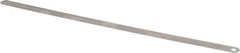 Starrett - 14 Piece, 0.03 to 0.5mm Parallel Feeler Gage Set - 300mm Long x 12-1/2mm Wide, Tempered Steel - Apex Tool & Supply