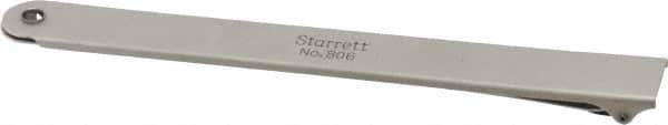 Starrett - Single End Feeler Gage Holder - Use with 0.03 to 0.5mm Single Leaves or Strips - Apex Tool & Supply
