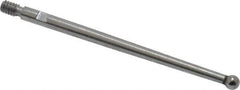 Starrett - 2mm Ball Diam, Carbide, Ball Test Indicator Contact Point - 1-5/16" Contact Point Length, Use with Starrett 811 & 811M Dial Test Indicators - Apex Tool & Supply