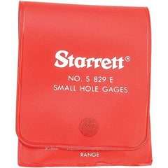 Starrett - Bore Gage Accessories Type: Case Minimum Measurement (Decimal Inch): 0.1250 - Apex Tool & Supply