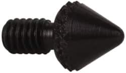 Starrett - #4-48, 1/16" Ball Diam, Steel Tapered Contact Point - 3/16" Contact Point Length, Use with AGD Dial Indicators - Apex Tool & Supply