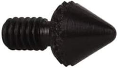 Starrett - #4-48, 1/16" Ball Diam, Steel Tapered Contact Point - 3/16" Contact Point Length, Use with AGD Dial Indicators - Apex Tool & Supply
